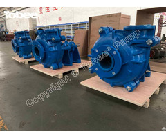 Tobee® 6 4 D Ah Rubber Lined Horizontal Centrifugal Slurry Pumps