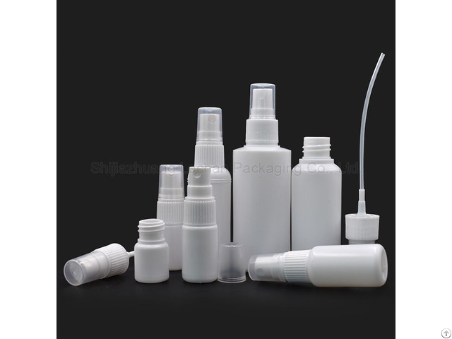 High Quality White Bottles With Fine Mist Spray Cap