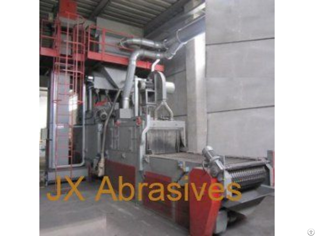 Shot Blast Machine With Metal Wire Mesh Conveyor