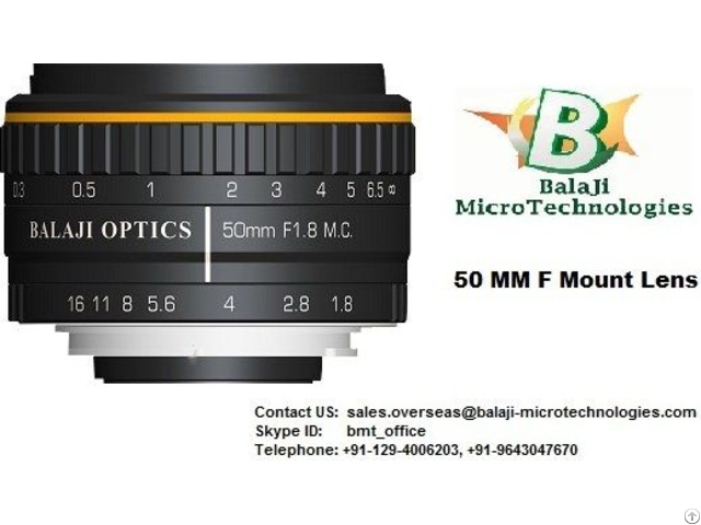 F Mount Machine Vision Lenses