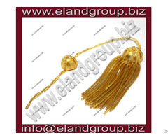 Deluxe Doctoral Tam Gold Bullion Tassels