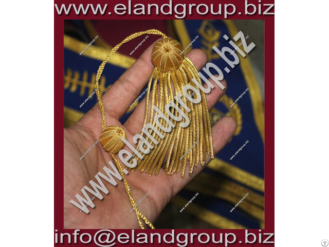 Doctoral Gown Bullion Tam Tassels