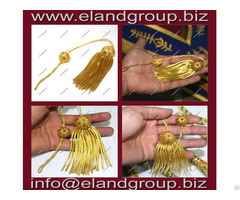 Graduation Tam With Gold Bullion Wire Tassel