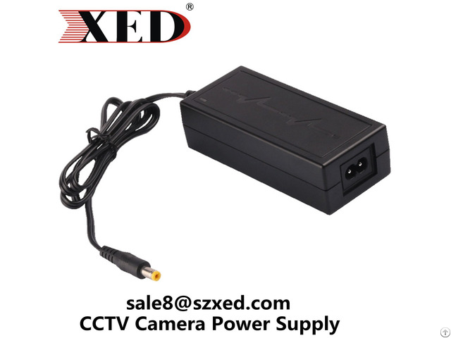 Dc12v 5a Desktop 2pins Power Adapter For Cctv Ip Camera