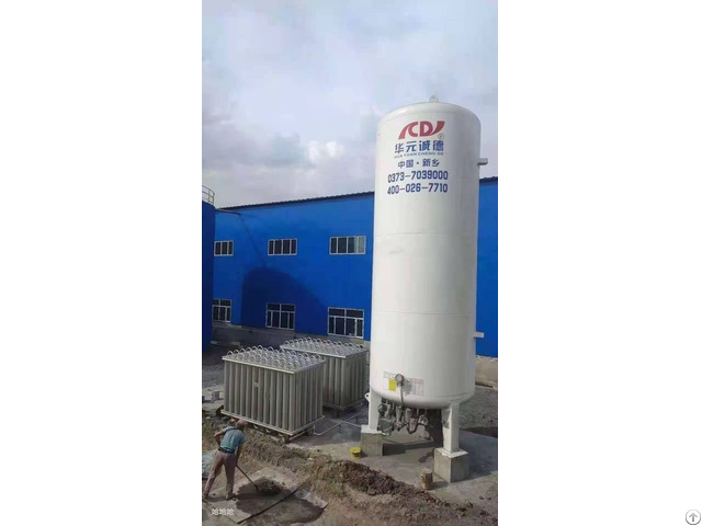10m3 Low Temperature Stationary Liquid Co2 Storage Tank For Beverage Factory