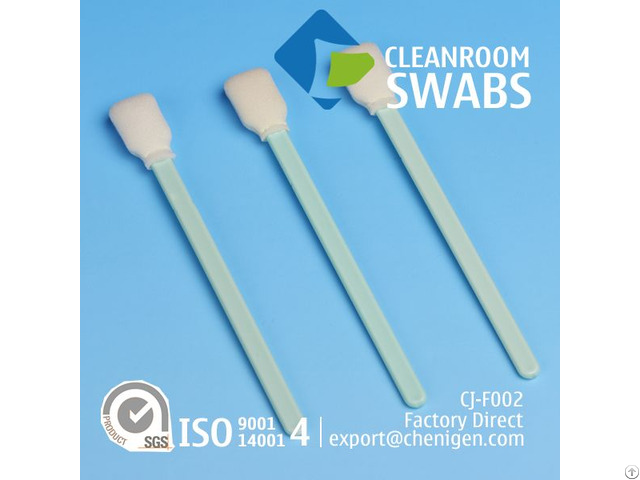 Cj F002 Large Rectangular Head Pu Foam Cleanroom Esd Swab