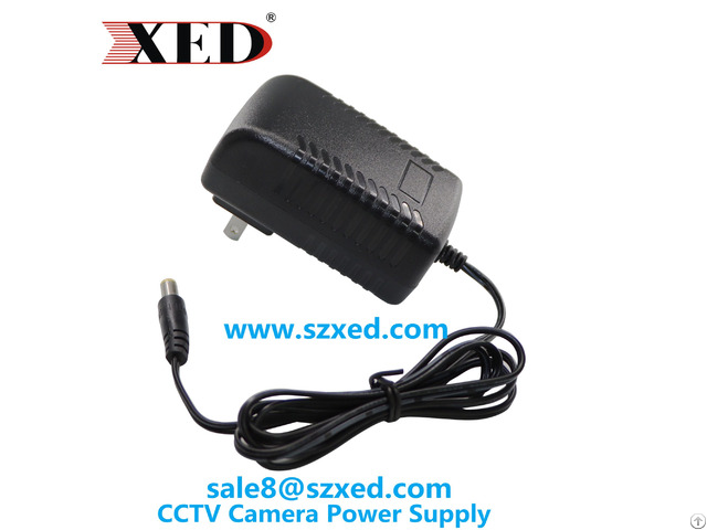 Dc12v 1a Usa Plug Type Power Supply For Security Camera And Access Control