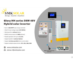 5kw High Pv Voltage Solar Inverter Inbuilt 80a Mppt