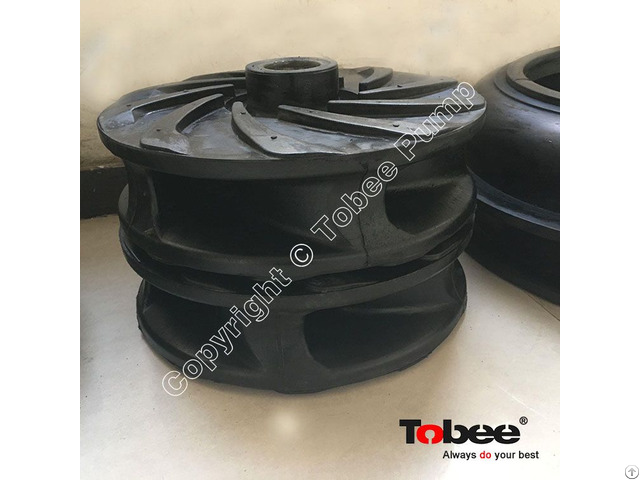 Tobee® R55 Material Impeller E4147r55 Is A Closed Type With 5 Vanes