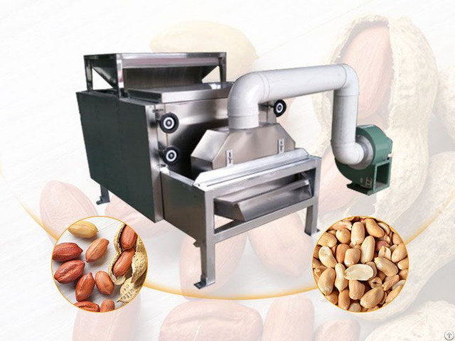 Peanut Peeling And Half Cutting Machine