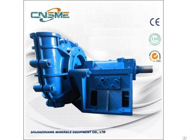 Mineral Processing Tailings Slurry Pump 150zgb