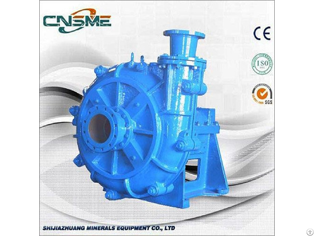 Coal Washing Heavy Duty Slurry Pump 100zj