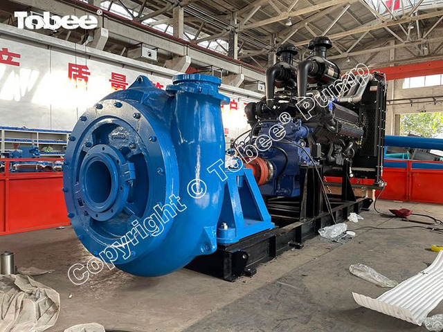 Tobee® 10 8 High Head Diesel Engine Dredge Pump With Gearbox
