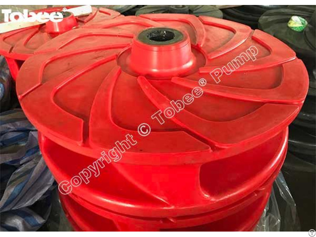 Tobee® Polyurethane Slurry Pump Impellers Fam12147u38 Have A Longer Life