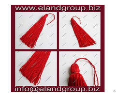 Red Graduation Cap Tassels