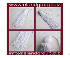 White Graduation Cap Tassels