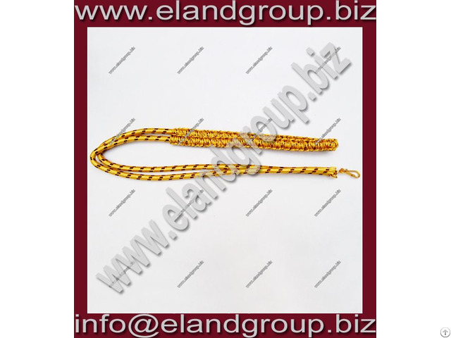 Army Band Gold Lanyard