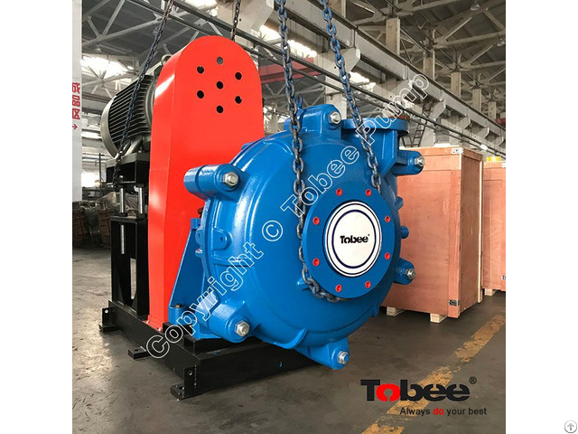 Tobee® 8x6e Ah Rubber Lining Horizontal Centrifugal Slurry Pumps