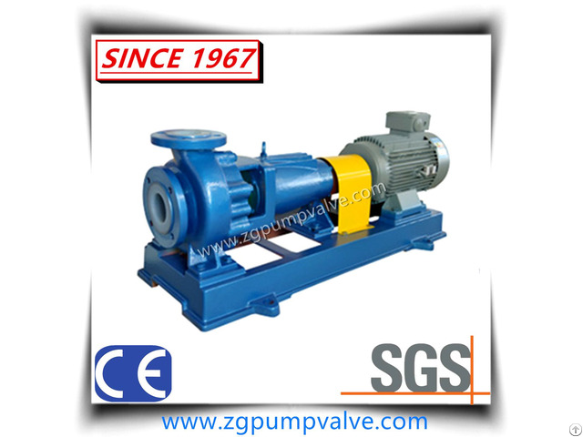 Fluorine Plastic Lined Transfer H2so4 Centrifugal Pump