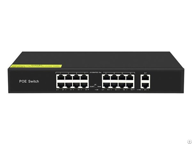 Passive Poe 19 Ports 10 100m Switch Uplink Gigabit Ethernet Bandwidth 9 2gbps