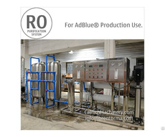 3tph Ro Purification Ultrapure Water System For Adblue Def Production