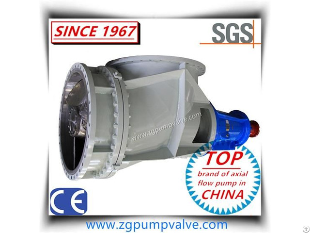 Titanium Forced Circulation Propeller Elbow Axial Flow Pump For Salt Making Industry