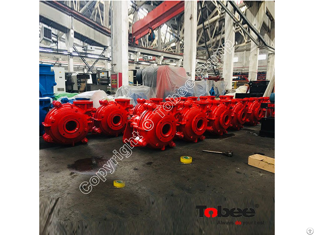 Tobee® 6 4d Ah Horizontal Centrifugal Slurry Pumps Are Designed