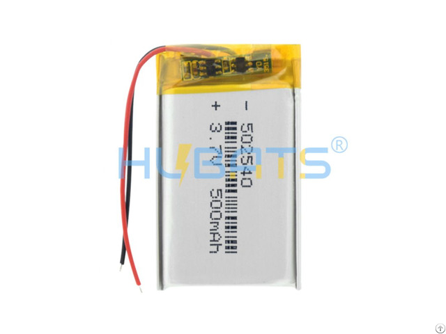 Hubats 502540 500mah 3 7v Lithium Polymer Li Po Battery For Gps Smart Watch Vedio Game Toys