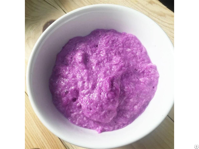 Frozen Purple Yams Puree With High Quality From Vietnam