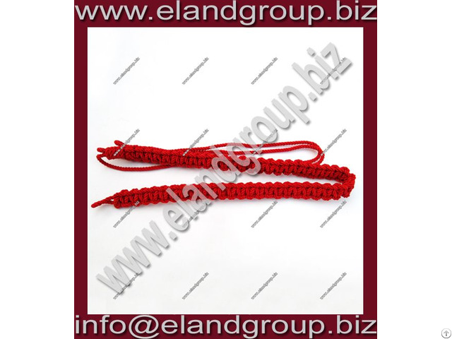 Military Red Pistol Lanyard