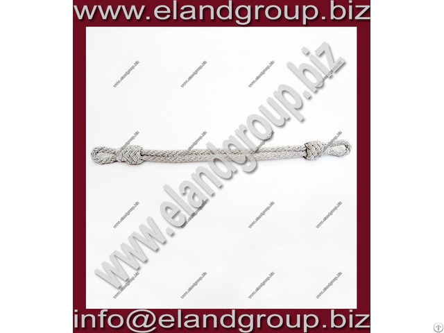 Military Silver Cap Cord