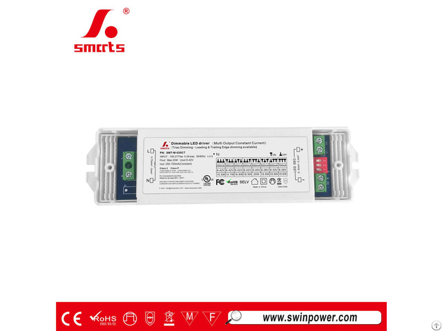 Ul Listed Triac Diming Led Driver 20w Small Current 250ma 350ma To 700ma