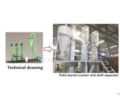 Complete Set 2 10tph Palm Nut Processing Cracking And Separating Machinery