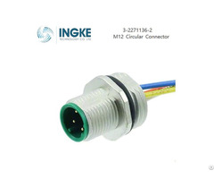 Ingke 3 2271136 2 M12 4 Position Circular Connector Plug Male