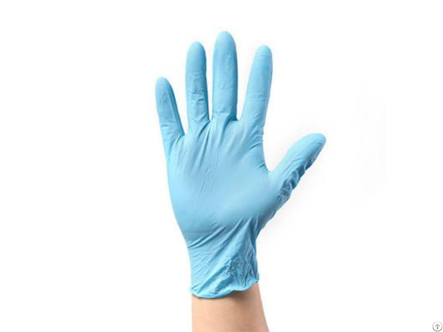 Blue Nitrile Disposable Gloves