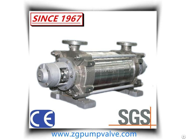 Horizontal Water Pump With Multiple Turbines For Power Plant Made Of Stainless Steel Ss304