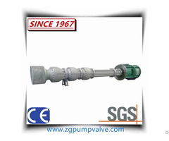 Vertical Long Shaft Overhung Turbine Spindle Sump Pit Pump