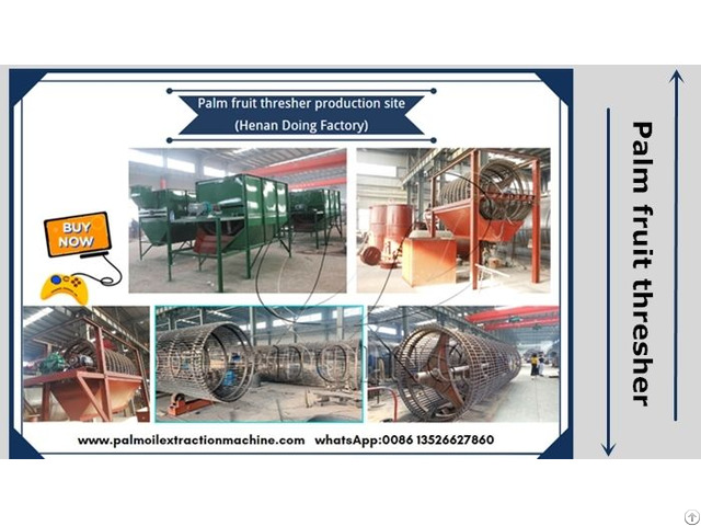 High Quality Palm Fruit Bunches Thresher Oil Processing Machine