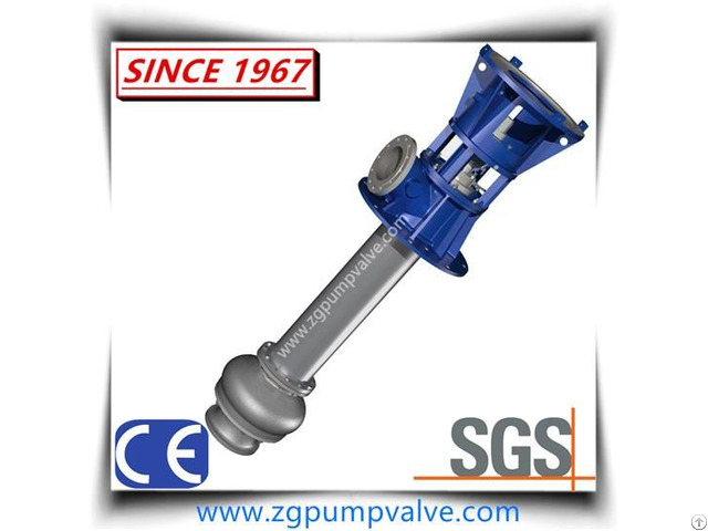 Stainless Steel Vertical Chemical Axial Flow Elbow Propeller Pump