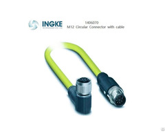 Ingke 1406070 M12 Sensor Circular Connector 8position Plug