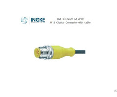 Ingke Rst 3u 226 5 M 54921 M12 Male Connector