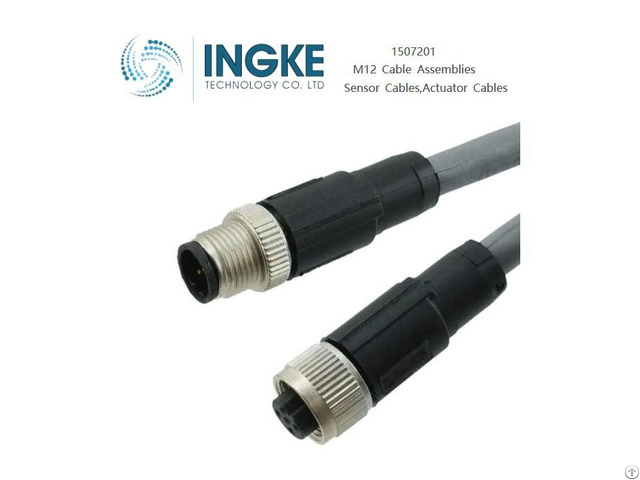 Ingke 1507201 M12 Cable Assemblies Sensor Actuator Cables