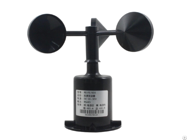 Three Cups Of Outdoor Weather Monitoring High Accuracy Wind Speed Transmitter