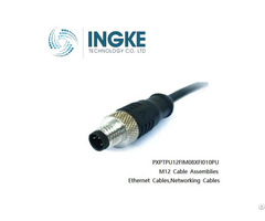 Ingke Pxptpu12fim08xfi010pu M12 Cable Assemblies Ethernet Networking Cables