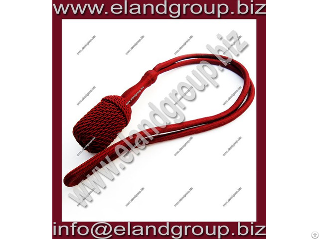 Burgundy Silk Sword Knot