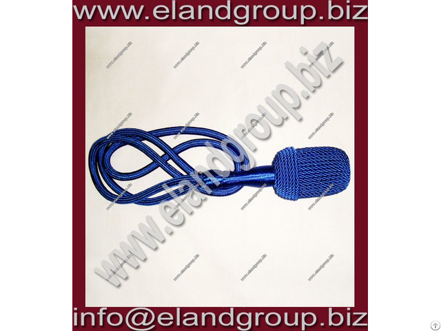 German Blue Silk Sword Knot