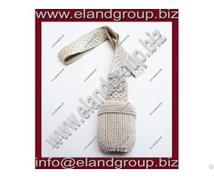 German Silver Bullion Wire Sword Knot