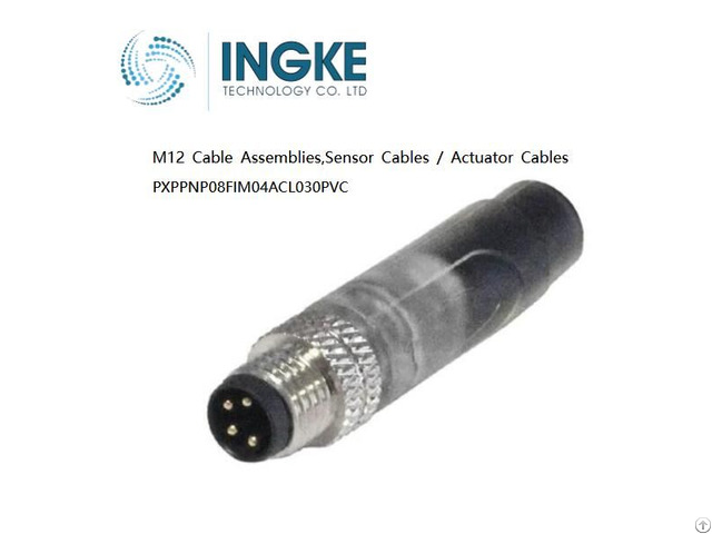 Ingke Pxppnp08fim04acl030pvc M12 Cable Assemblies Sensor Actuator Cables