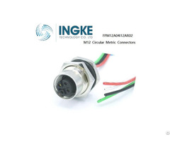 Ingke Fpm12a04i12ar02 M12 Circular Metric Connectors 4position