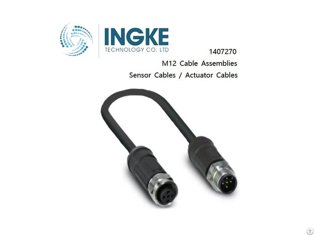 Ingke 1407270 M12 Cable Assemblies Sensor Actuator Cables